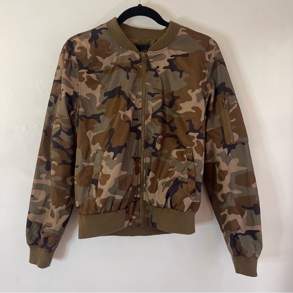 Camo Zip Up